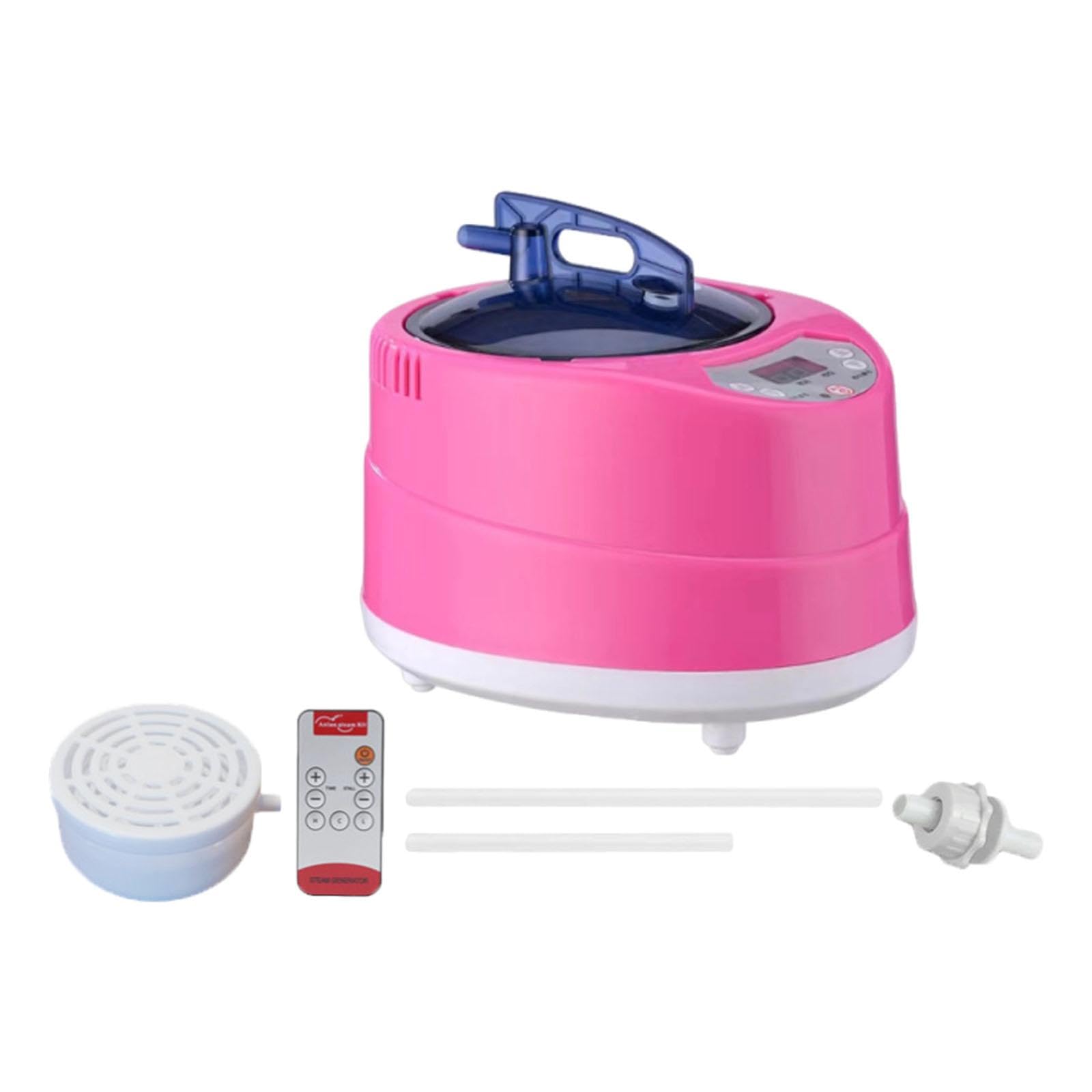BNF® Sauna Steamer Machine European Plug Stainless Steel Liner Sauna Steamer Pot Pink-in-Garden:-Categories-Pools, Hot Tubs & Supplies-Outdoor Saunas & Parts-Outdoor Sauna Parts