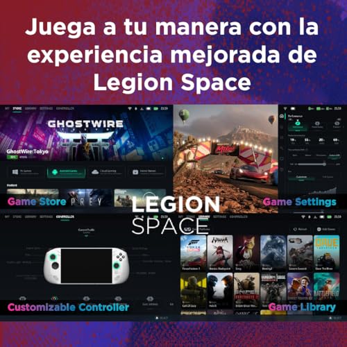 Image of Lenovo Legion Go S - 8 inch WUXGA Portable Gaming Console (AMD Ryzen Z1 Extreme, 16GB RAM, 1TB SSD, AMD Radeon Graphics, 120Hz, Wi-Fi 6E, SteamOS in Spanish) - Dark Violet