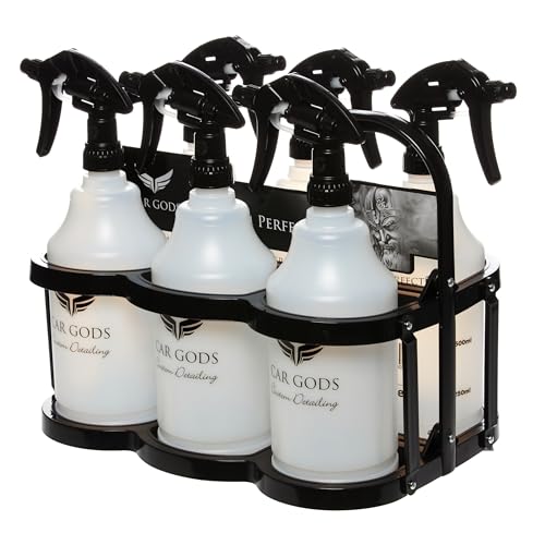 Car Gods Kit de bouteilles et de transport professionnels 6 x 1L