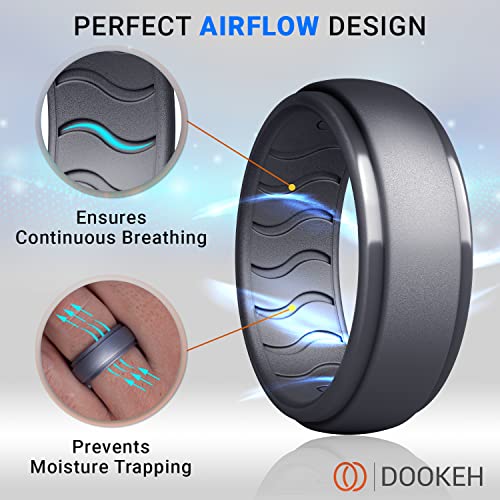 mens silicone wedding band - rubber wedding rings silicone wedding band