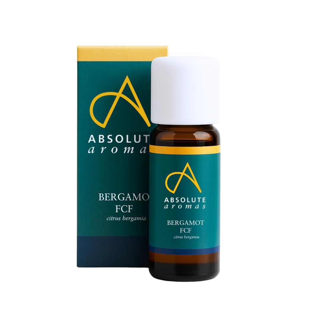 Bergamot FCF Essential Oil 10ml - Pure, Natural, Undiluted, Cruelty Free and Vegan – for Aromatherapy, Diffusers, Candle Making and DIY Beauty Recipes