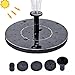 Produktbild LangRay Solar Springbrunnen, Solar Teichpumpe mit 4 Effekte Solar Wasserpumpe | Solar schwimmender Fontäne Pumpe für Gartenteich Oder Fisch-Behäl