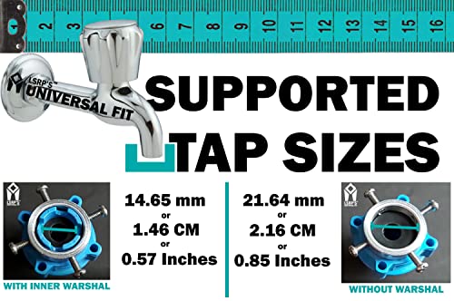 Image of LSRP'S Universal Fit Ultra Flexible Water Inflow Washing Machine Pipe Inlet 2 Meter With Connector /Adapter For Fully Automatic Top Load & Front Load Washing Machine Tube