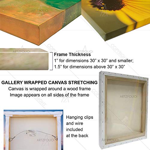 Image of ArtzFolio Wolf Head Mascot | Premium Canvas Painting for Bedroom & Living Room | Wooden Stretching | 16 x 16 inch (41 x 41 cms)