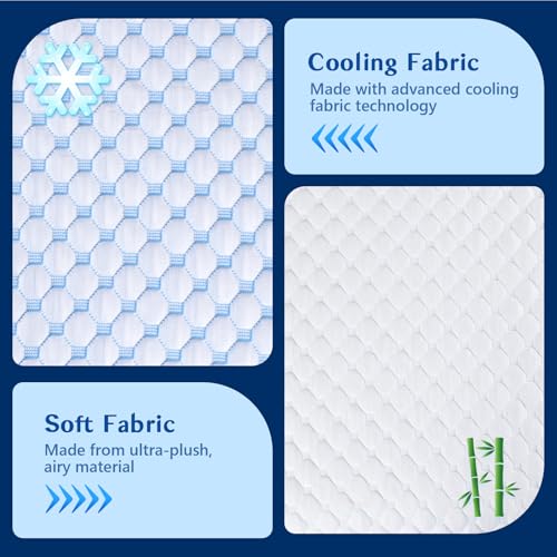 Thin Pillow for Sleeping, Cooling Gel Flat Pillow for Stomach and Back Sleepers, Ultra Slim Stomach Sleeping Pillows for Shoulder Neck Pain Relief, Low Profile Memory Foam Pillows 2.25-inches