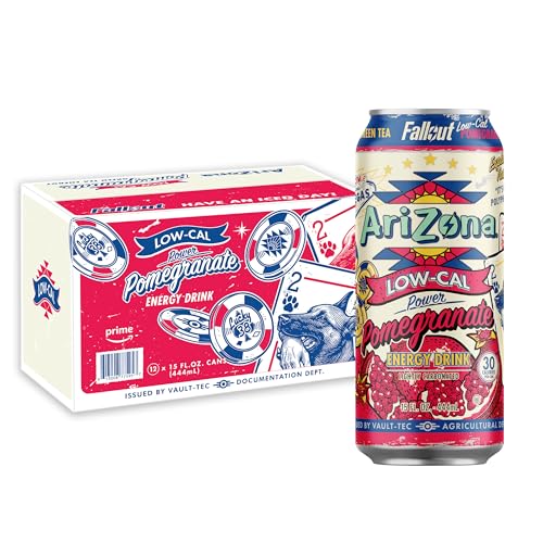 Image of AriZona x Fallout Energy Drink - Low Calorie Pomegranate 15 fl oz (12 Pack)