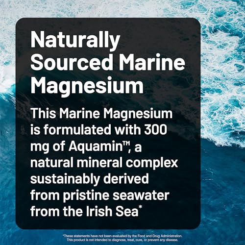 NatureWise High Absorption Marine Magnesium Supplement 300mg - Naturally Sourced Magnesium from Seawater - Non-GMO, USA Manufactured - 90 Softgels[1-Month Supply] - image 2