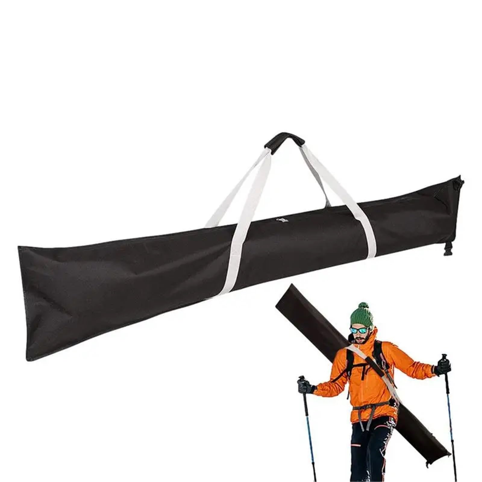 Bolsa de esquí Bolsa de Snowboard for Viajes de esquí Bolsa de Equipaje de esquí portátil Impermeable for Viajes de Nieve y esquí