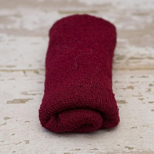 Miniatura 10 de Accesorios de fotografía para bebés recién nacidos, manta elástica de ondas largas para niños y niñas, sesión de fotos, Azul