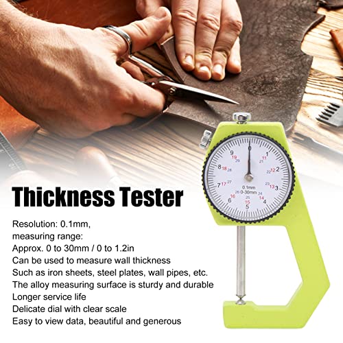 Calibrador de Espesor Preciso 0.1mm 0-30mm Dial Redondo miniatura 3