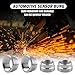 4PCS M18x1.5 Car Sensor Bung,304 Stainless Steel Automotive Sensor Bung with Stepped Design for Automotive Exhaust Pipes,Welded Car Sensors Bungs Vehicle Accessories