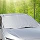 LNGJIN Auto Abdeckung für die Frontscheibe, Frontscheibenabdeckung Auto Winter, Frontscheibe Abdeckung Sonnenschutz Frostschutz, Windschutzscheibenabdeckung, Frontscheibenabdeckung Hitzeschutz Faltbar