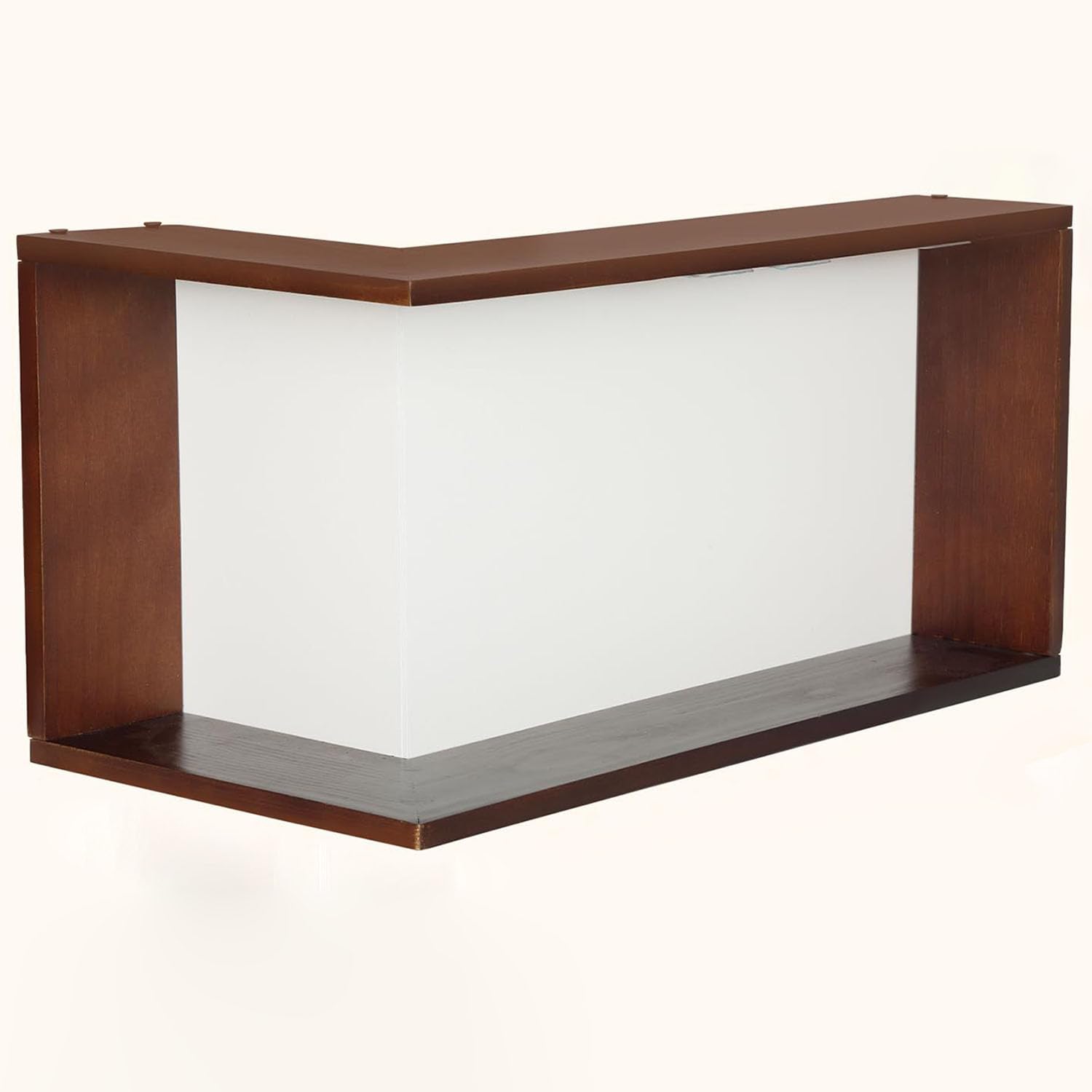 Moderna lampada da parete a LED angolare e mensola sospesa, design illuminato per soggiorno, camera da letto, ufficio, elegante soluzione di illuminazione decorativa per la casa e lo spazio di lavoro