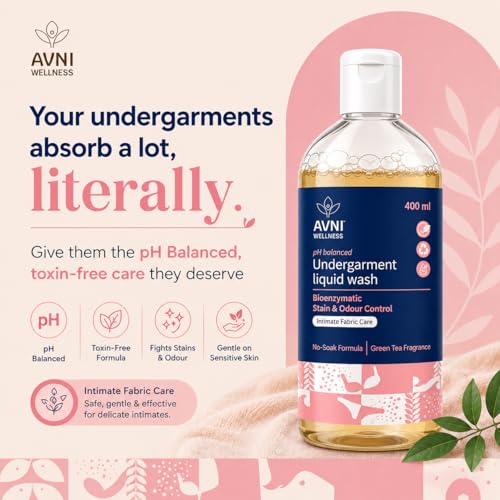 Image of Undergarment Liquid Wash 400ml | Intimate Wear Cleanser - Washing Liquid | Removes Odour & Stains | Fabric Care Wash for Delicate Clothes | Pack of 1