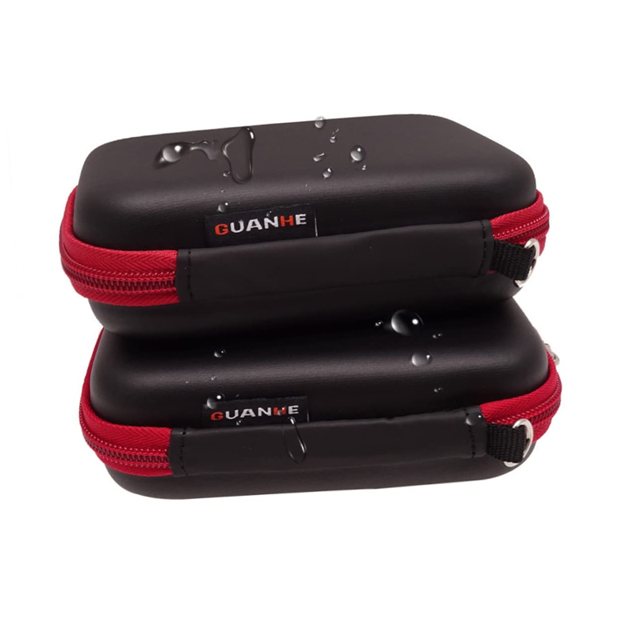 COLLBATH 3pezzi Organizer Elettronico Portatile Per Cavi e Piccole Elettroniche Custodia Da Viaggio Nero Per Caricabatterie e Dischi Esterni