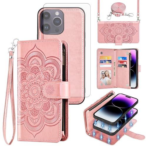 Coque iPhone 14 Pro Max avec fermeture éclair pour libérer vos mains lors de vos sorties shopping