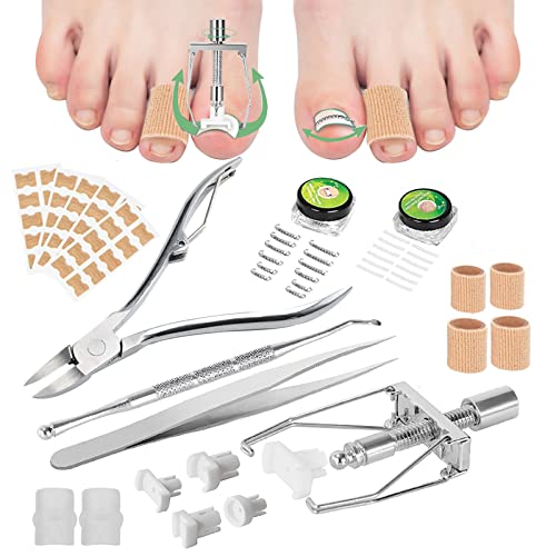 Ingrown Toenail Treatment Kit, Ingrown Toenail Removal Kit, Ingrown Toenail Tool Kit, Ingrown Toenail Corrector Strips, Ingrown Toe Nail File Lifter And Toenail Clippers For Seniors Thick Nails, Pedicure Tool Kits #TOP1
