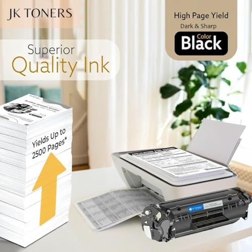Image of JK Toners 12A Easy Refill Toner Cartridge Compatible with HP LaserJet - 1010, 1012, 1015, 1018, 1020, 1022, 1022n, 3020, 3030, 3050, 3052, 3055, M1005, M1319f | High Page Yield - 1500 (12A EasyRefill)