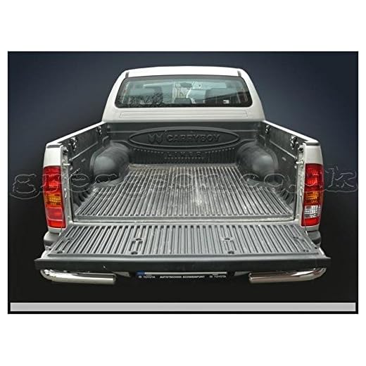 Toyota Hilux MK7 acero inoxidable parachoques trasero protectores de barra de esquina 2014