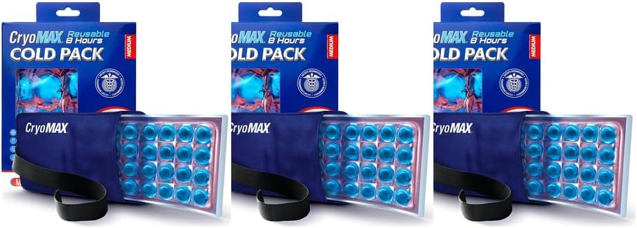 Reusable Cold Pack 8 Hour Medium - Each, Pack of 3