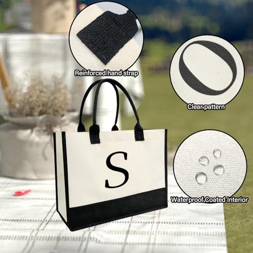 Bolso Tote Mini Personalizado para Mujer 10x8.5 IN Lona miniatura 4