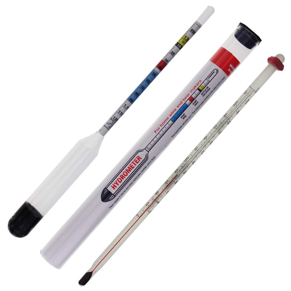 Home Brew Thermometer & Hydrometer - Wine & Beer Making Equipment