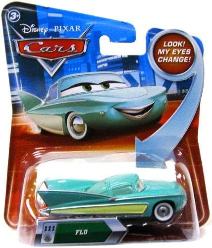 Mattel Flo World of Cars Disney Pixar Lenticular Eyes Change 1:55 Scale