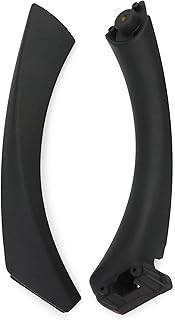 QWORK® Interior Door Handle, Car Replacement Door Handle Inside Right, Suitable for Car Accessories for BMW 3 Series 2004-2012 (E90 Right), Black