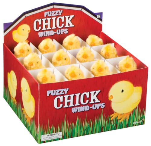 Toysmith Fuzzy Chick Wind Up Toy