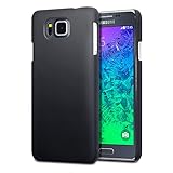Samsung Galaxy Alpha Case, Terrapin [Extra Slim Fit] Hybrid Rubberized [Black] Protective Hard Case for Samsung Galaxy Alpha - Black