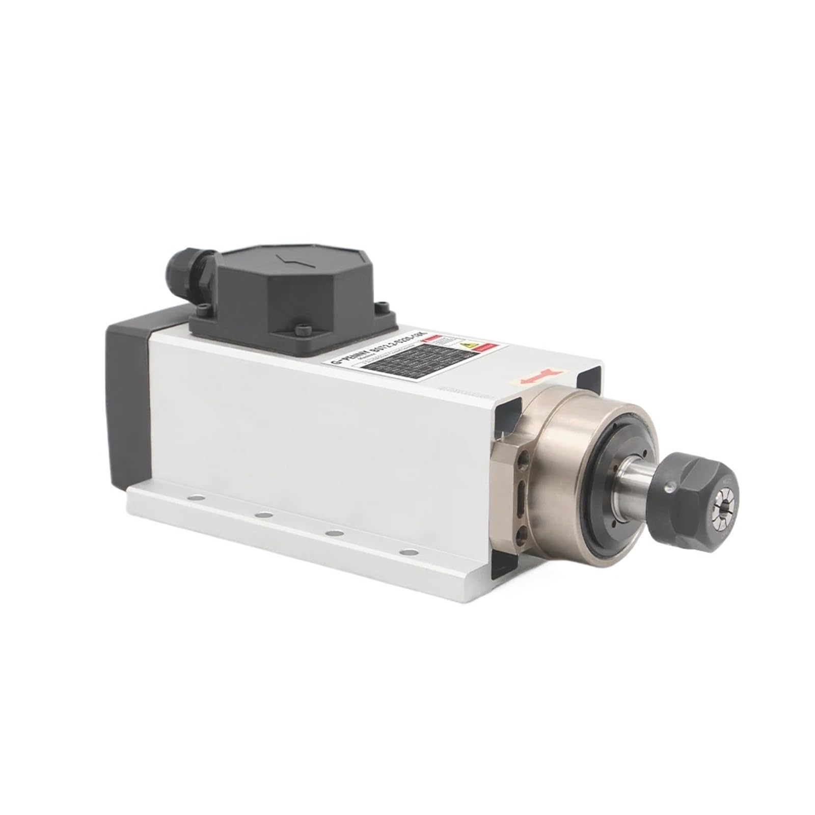 2.2kW Air Cooled CNC Spindle 220V ER20 24000rpm with Ceramic Ball Bearings(380,Steel Bearings)