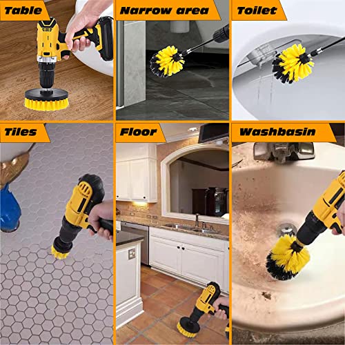 AMHANDER Set di 4 punte per trapano da