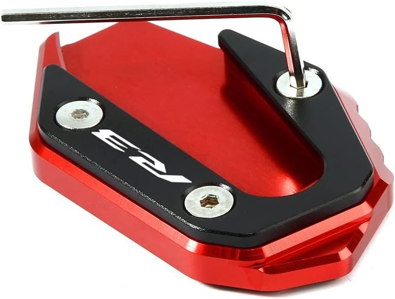 Miniatura 7 de KAnduo M para Yamaha R3 YZF-R3 2017-2020 MT-03 MT-25 MT03 MT25 Kickstand de aluminio para motocicleta Soporte lateral Ampliadora Almohadilla Y