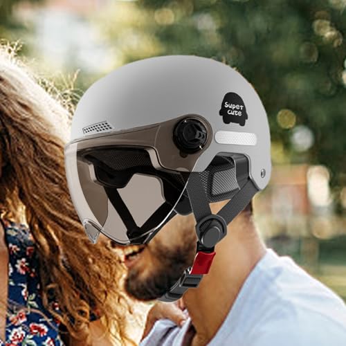 Gorro de seguridad para scooter contra impactos con visera solar m 3