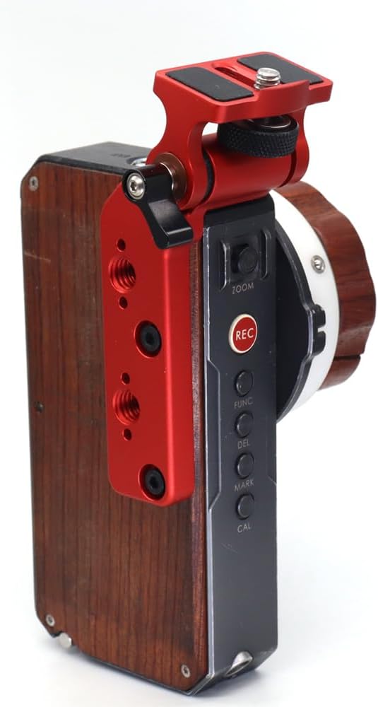 Nucleus-M Motor Bracket,1/4" Screw Fixed Monitor Bracket for Tilta Nucleus-M Focus Motor, FIZ Hand Unit (Red)