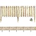Produktbild Floranica® - Imprägnierter, getackerter Steckzaun, Rollzaun aus Haselnuss Holz, Integrierte Pfosten, gut gespaltene Staketen, sichere Spitzen, Lattenabstand:4-6 cm, Höhe:50 cm x 1000 cm lang