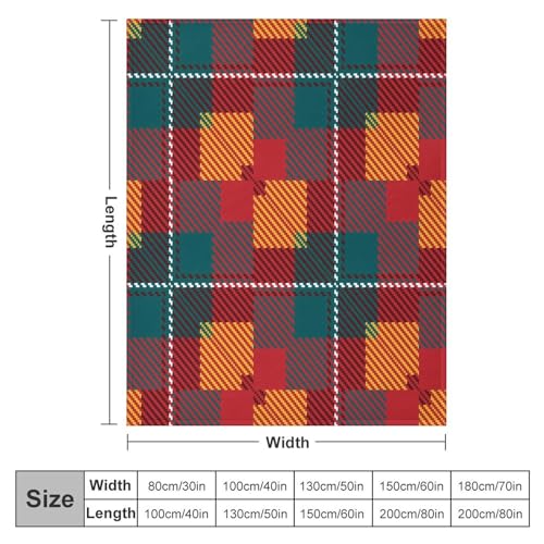 Couverture de lit motif carreaux de buffle decoration confortable ado