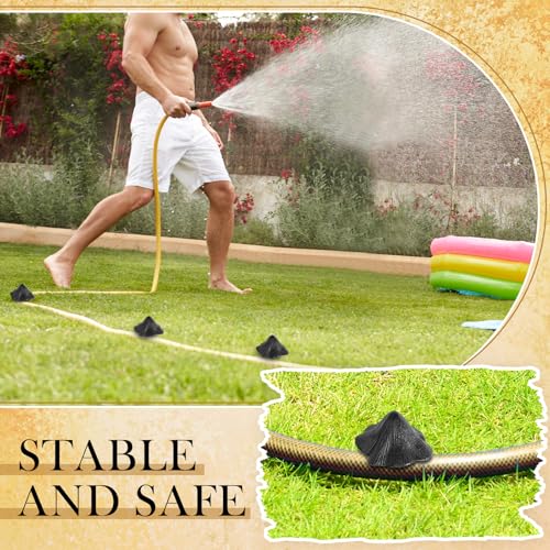 Briwooody 3 Pcs Garden Hose Guide Set Stakes Heavy Duty Cast Iron Water Hose Guide Spike Garden Stakes Decorative for Outside Flower Beds Plant(Mushroom) by Briwooody - Image 4