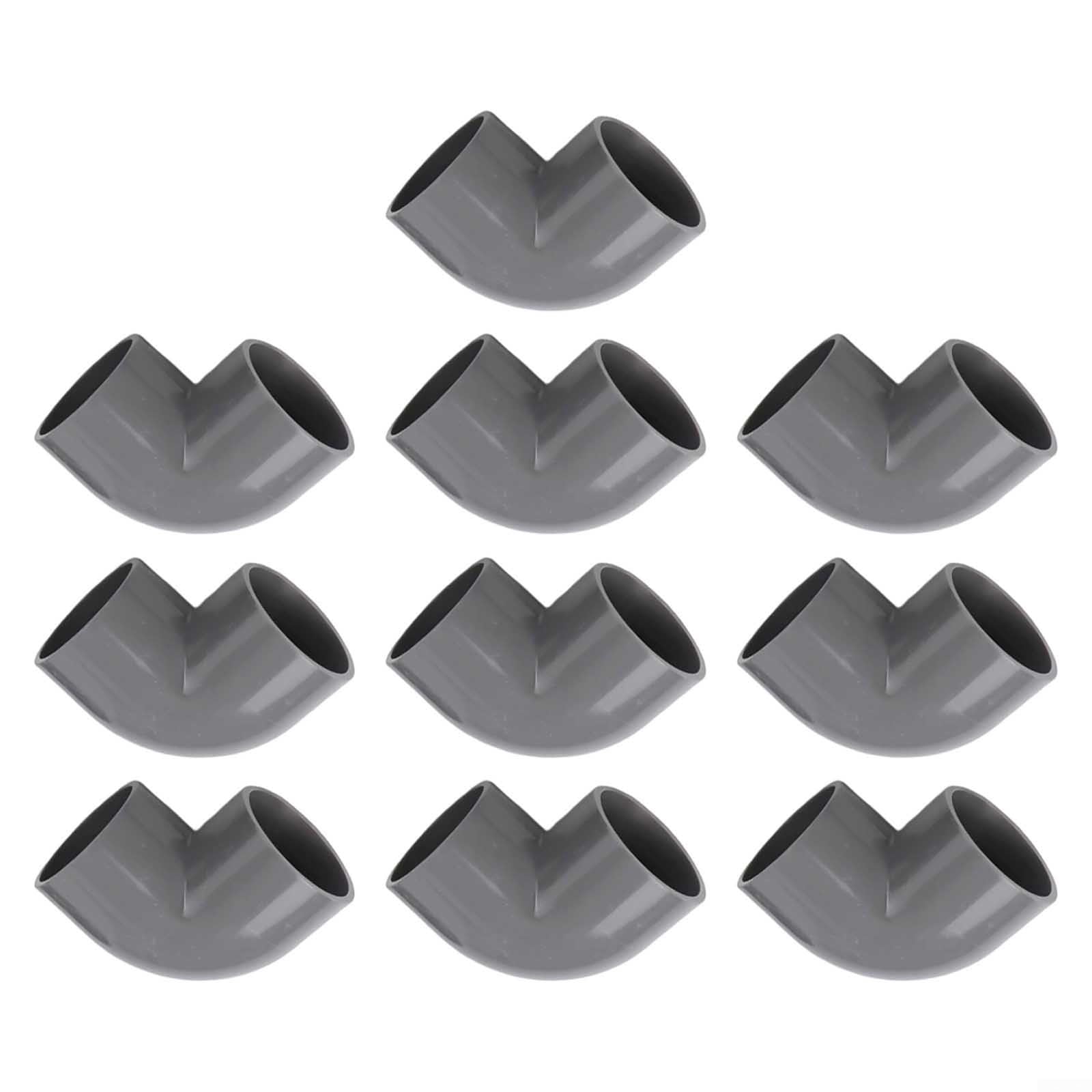 Codo PVC-U 90° 50mm para tuberías de piscina y sistemas industriales de alta presión