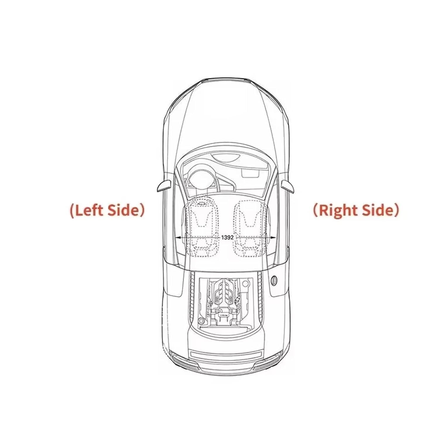Per Jeep Per Grand Per Cherokee 2011-2022: Vetro Specchietto Laterale Sinistro Destro Riscaldato Antiappannante Vetro Specchio Iaterale