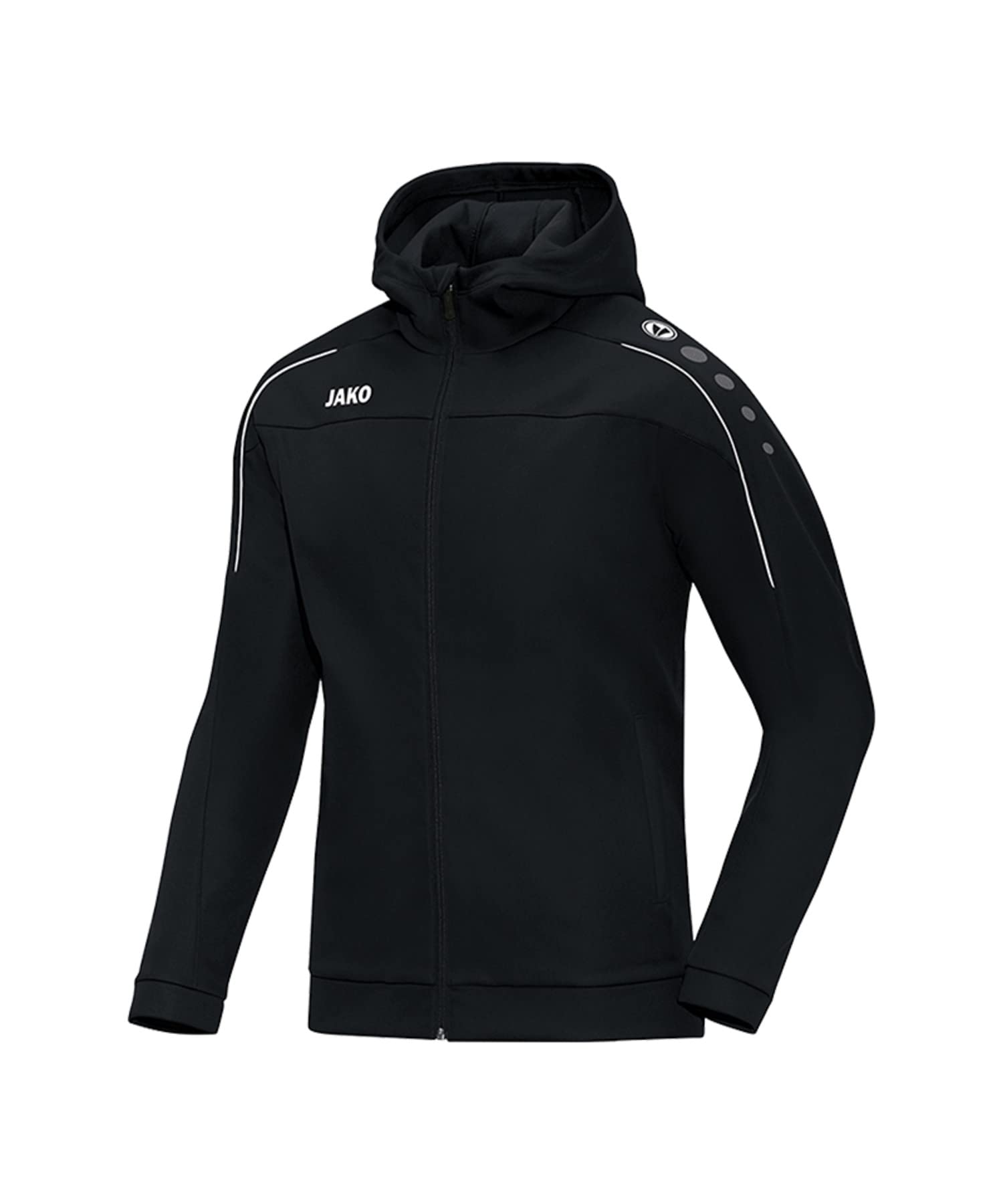 JAKO Kid's Classico Children's Polo, Black, 164