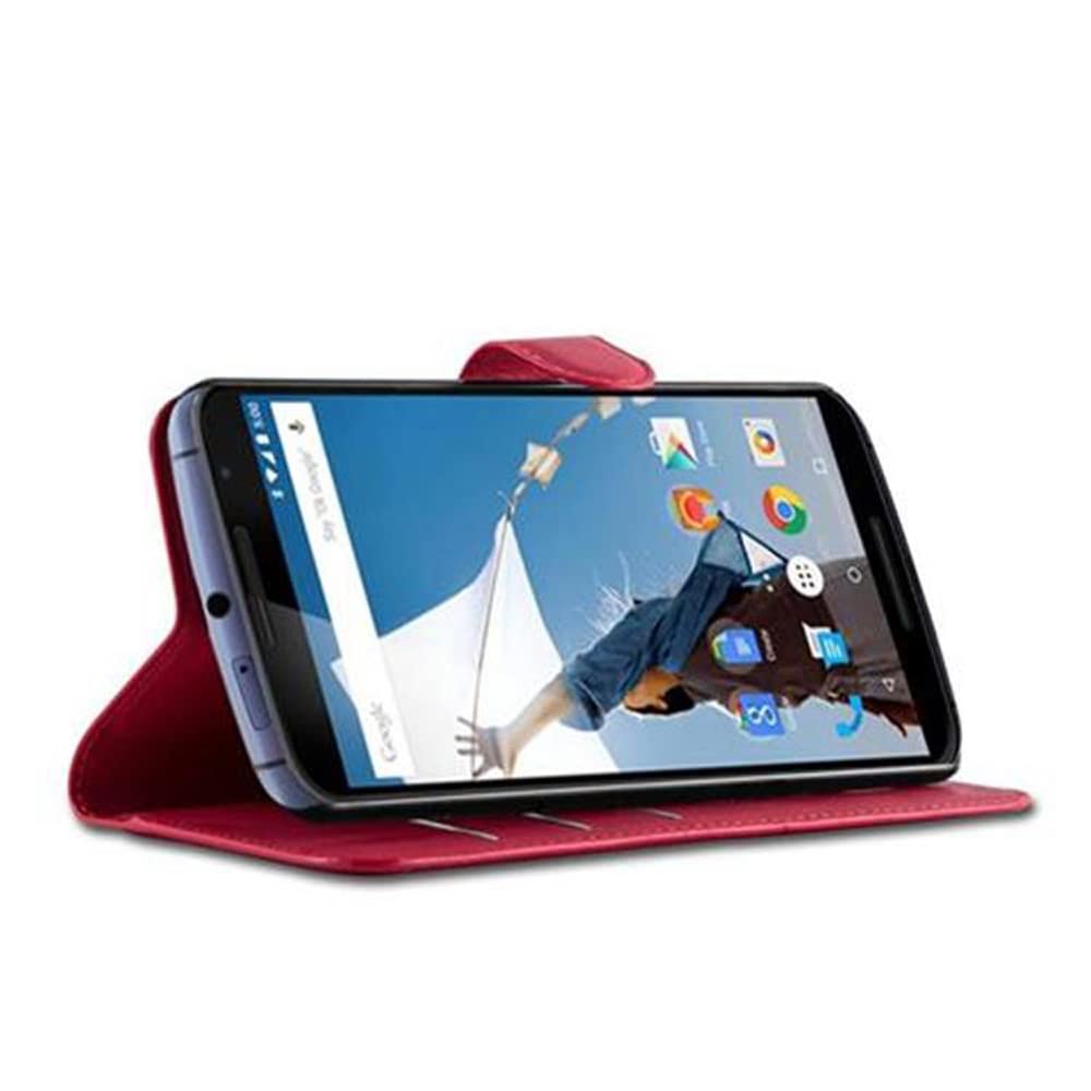 Cadorabo - Custodia Libro Per Motorola Nexus 6 In Classy Oro Rosa - Con