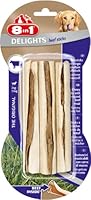 8in1 Delights Beef Sticks - gesunde Kaustangen für sensible Hunde, hochwertiges Rindfleisch eingewickelt in Rinderhaut, 3 Stück
