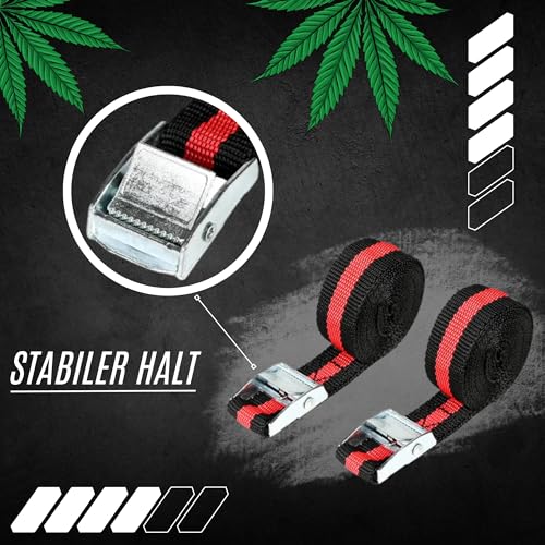 TronicXL Aufhängung für Aktivkohlefilter Filter Grow Box Zelt Schrank Stangen Befestigung Zubehör für Growbox für Homebox Growschrank Secret Jardin DiamondBox Zelsius Mars Hydro Spiderfarmer Spanngurt