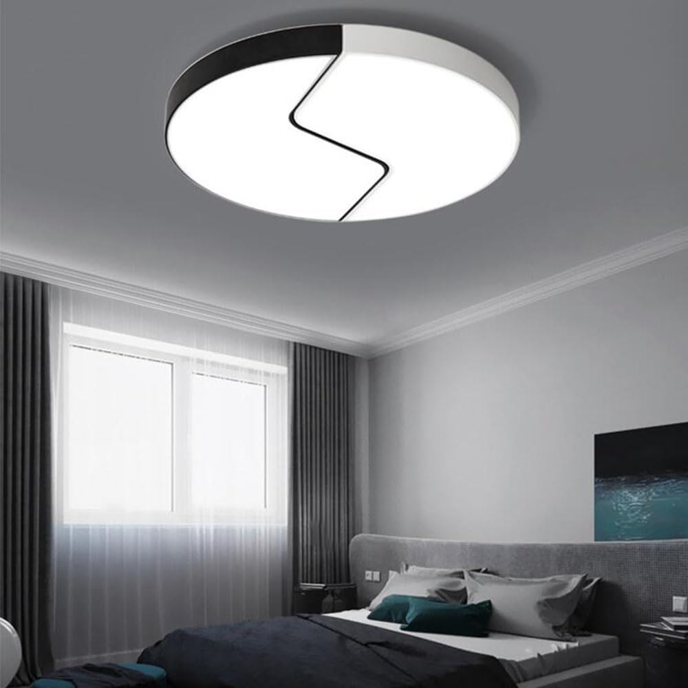 Lámpara De Techo Redonda De Luz Blanca (6000K) Lámparas LED Creativas
