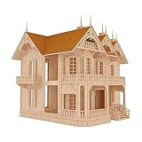 Birds Wood Shack The Victorian Gothic Mansion – Lightweight & Durable Model Kit - Available in 1:24 Scale - Challenging Puzzle Wooden Doll House | Made with Baltic Birch Wood