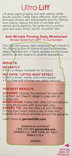 Garnier Skinactive Ultra-Lift Anti-Aging Face Moisturizer Spf 15, 1.6 Fl. Oz. #TOP2