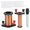 Electromagnetic Induction Coil, Electromagnetic Induction Solenoid Secondary Coil Experiment Instrument Physics Teaching Tool for Physics Teaching