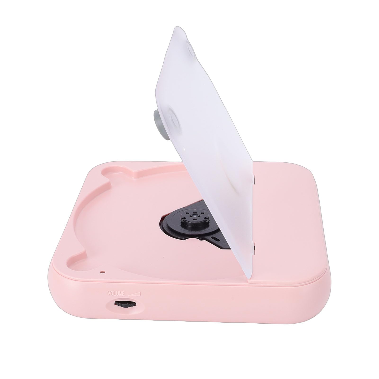 Lettore CD Portatile Cuffie Lettore CD Dischi 5.3 Ricaricabile Doppi Altoparlanti Stereo LCD USB Riproduzione Loop AUX per Auto Domestica All'aperto (Rosa)