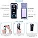 【32GB Preinstalled】WiFi Video Doorbell，MECO 1080P Doorbell Camera with Free Chime, Wireless Doorbell with Motion Detector, Night Vision, IP65 Waterproof, 166°Wide Angle, 2 Way Audio, 2.4GHz WiFi